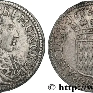 Retour Gratuit PRINCIPAUTÉ DE MONACO - LOUIS Ier GRIMALDI Cinq sols ou Luigino 1663 Monaco fwo_832187 Monde