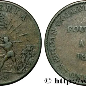Nouveauté LIBERIA Token 1 Cent 1833 fwo_841720 Monde