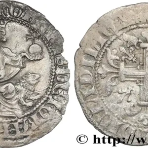 Acheter Direct ITALIE - ROYAUME DE NAPLES - ROBERT D'ANJOU Gigliato (Gillat) ou Carlin d'argent n.d. Naples fwo_849289 Monde