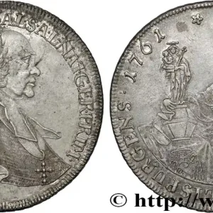 Certifié AUTRICHE - ARCHEVÊCHÉ DE SALZBOURG - SIGISMOND III DE SCHRATTENBACH Thaler 1761 Salzbourg fwo_850223 Monde