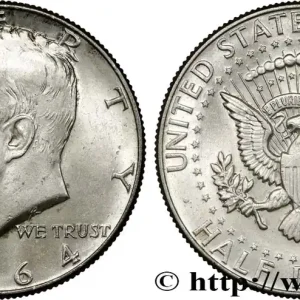 Acheter En Ligne ÉTATS-UNIS D'AMÉRIQUE 1/2 Dollar Kennedy 1964 Philadelphie fwo_494723 Monde