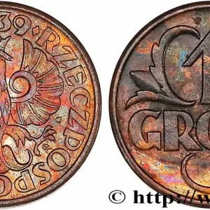 POLOGNE 1 Grosz 1939 Varsovie fwo_777297 Monde Réduction