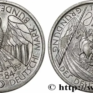 ALLEMAGNE 5 Mark aigle Union douanière allemande 1984 Munich - D fwo_784505 Monde Authentique