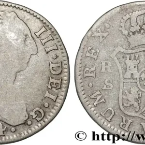 ESPAGNE 2 Reales Charles III 1774 Séville fwo_829942 Monde Réduction