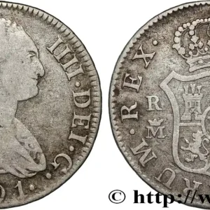 Bon Marché ESPAGNE 2 Reales Charles IV 1801 Madrid fwo_829971 Monde