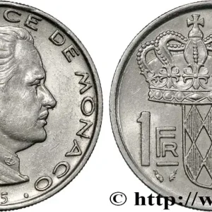 MONACO 1 Franc Rainier III 1975 Paris fwo_832119 Monde Promotion Saisonnière