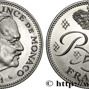 Prix Choc MONACO 5 Francs Rainier III 1971 Paris fwo_833121 Monde