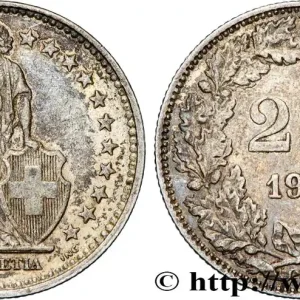 SUISSE 2 Francs Helvetia 1920 Berne fwo_834097 Monde Expédition Rapide