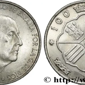 ESPAGNE 100 Pesetas Francisco Franco (1966 dans les étoiles) 1966 Madrid fwo_837942 Monde Vente Directe