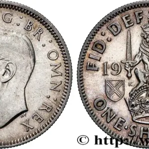 Prix Choc ROYAUME-UNI 1 Shilling Georges VI “England reverse” 1939 fwo_838664 Monde