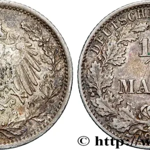 ALLEMAGNE 1/2 Mark Empire aigle impérial 1916 Berlin fwo_838765 Monde Édition Limitée