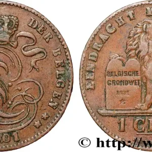 Livraison Express BELGIQUE 1 Centime lion légende en flamand 1901 fwo_839358 Monde