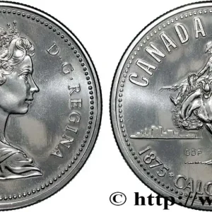 Produit De Marque CANADA 1 Dollar centenaire de Calgary 1975 fwo_839718 Monde
