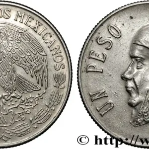 MEXIQUE 1 Peso Jose Morelos y Pavon / aigle 1971 Mexico fwo_841493 Monde Quantité Limitée