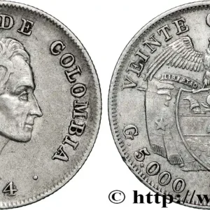 Retour Gratuit COLOMBIE 20 Centavos Simon Bolivar 1914 Birmingham fwo_841573 Monde