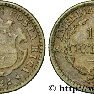 Achat Immédiat COSTA RICA 10 Centimos emblème 1922 fwo_841601 Monde