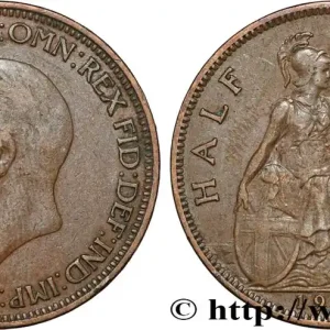 Acheter En Ligne ROYAUME-UNI 1/2 Penny Georges V 1928 fwo_843223 Monde