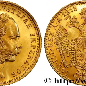 Jusqu’à Épuisement Des Stocks OR, PALLADIUM ET PLATINE INVESTISSEMENT 1 Ducat refrappe moderne François-Joseph Ier 1915 fwo_849220 Monde