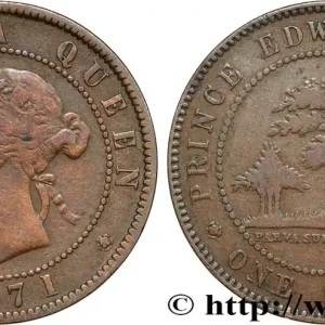 ÎLE-DU-PRINCE-ÉDOUARD 1 Cent Victoria 1871 fwo_851822 Monde Livraison Express