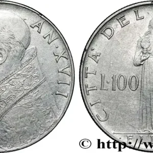 Expédié Aujourd’hui VATICAN ET ÉTATS PONTIFICAUX 100 Lire Pie XII an XVII 1955 Rome fwo_851830 Monde