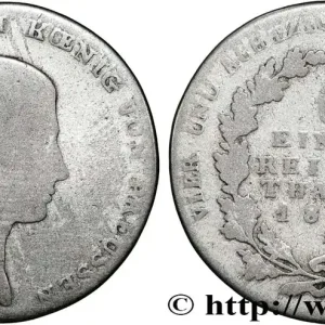 ALLEMAGNE - PRUSSE 1/6 Thaler Frédéric-Guillaume III 1814 Berlin fwo_851874 Monde Haute Qualité