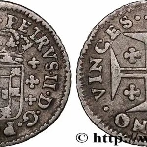 Pas Cher PORTUGAL - ROYAUME DE PORTUGAL - PIERRE II 3 Vintens (60 Reis) n.d. Lisbonne fwo_731693 Monde