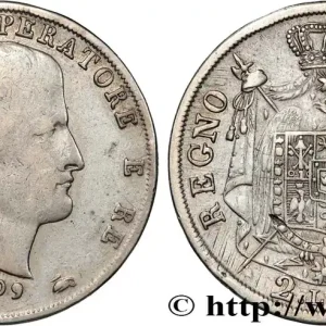 ITALIE - ROYAUME D'ITALIE - NAPOLÉON Ier 2 Lire 1809 Milan fwo_849507 Monde Dernier Modèle
