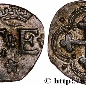 SAVOIE - DUCHÉ DE SAVOIE - CHARLES-EMMANUEL Ier Quart de sol (quarto di soldo) n.d. Chambéry fwo_749048 Monde Petit Prix