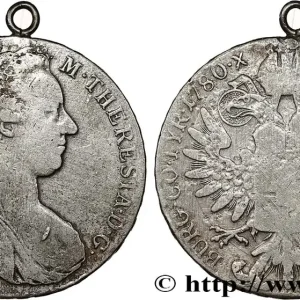 En Vogue AUTRICHE 1 Thaler (REFRAPPE) Marie-Thérèse 1780 Vienne fwo_795986 Monde