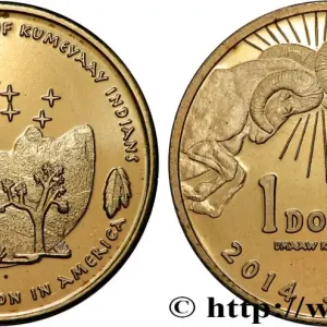 Commande En Gros ÉTATS UNIS D'AMÉRIQUE - Tribus Amérindiennes 1 Dollar Ewiiaapaayp Band of Kumeyaay Indians 2014 fwo_807067 Monde