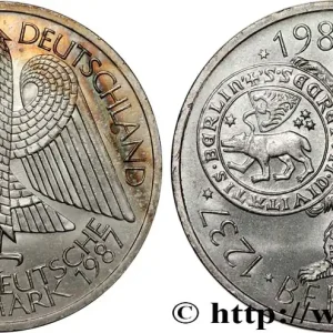 ALLEMAGNE 10 Mark 750e anniversaire de la ville de Berlin 1987 Hambourg fwo_807996 Monde Prix Réduit