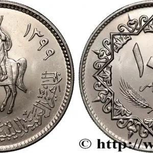 LIBYE 100 Dirhams cavalier AH 1399 1979 fwo_815195 Monde Vente Flash