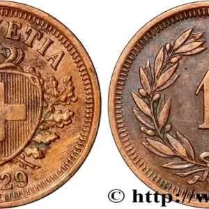 Bon Plan SUISSE 1 Centime (Rappen) Croix Suisse 1929 Berne fwo_836357 Monde