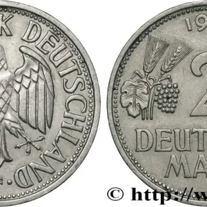 ALLEMAGNE 2 Mark aigle 1951 Stuttgart - F fwo_840273 Monde Certifié