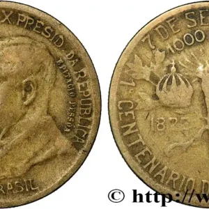 Bon Marché BRÉSIL 1000 Reis 1922 fwo_843163 Monde