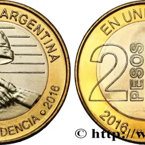 ARGENTINE 2 Pesos bicentaire de l’indépendance 2016 fwo_849912 Monde Pas Cher