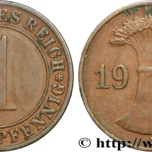 Meilleure Vente ALLEMAGNE 1 Rentenpfennig gerbe de blé 1924 Hambourg fwo_852022 Monde