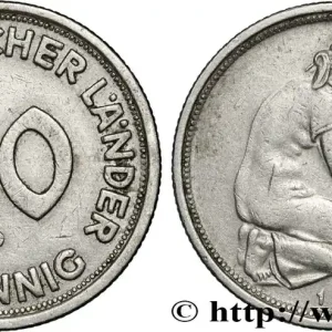 ALLEMAGNE 50 Pfennig “Bank deutscher Länder” 1949 Munich fwo_852224 Monde Fait Main