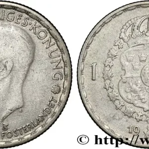 SUÈDE 1 Krona Gustave V 1949 fwo_852226 Monde Commande En Gros