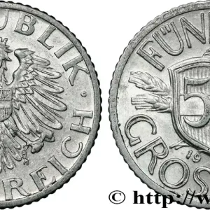 Nouvelle Collection AUTRICHE 50 Groschen aigle 1952 fwo_852228 Monde