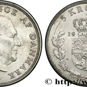 DANEMARK 5 Kroner Frédéric IX 1971 Copenhague fwo_852230 Monde Meilleure Qualité