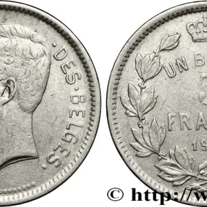 Vente Flash BELGIQUE 5 Francs - 1 Belga Albert Ier légende Française 1931 fwo_852236 Monde