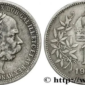 AUTRICHE 1 Corona François-Joseph Ier tête laurée 1901 fwo_852246 Monde Prix Cassé