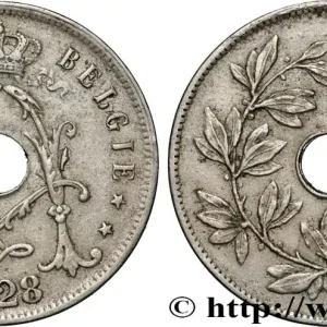 BELGIQUE 25 Centiemen (Centimes) 1928 fwo_852265 Monde Vente Flash