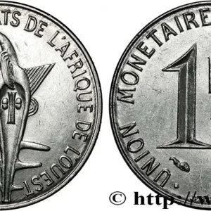 ÉTATS DE L'AFRIQUE DE L'OUEST (BCEAO) 1 Franc BCEAO 1984 Paris fwo_852268 Monde Expédition Rapide