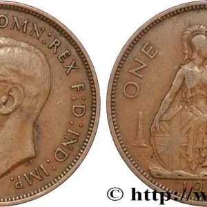 ROYAUME-UNI 1 Penny Georges VI 1937 fwo_852352 Monde Solde