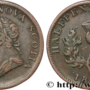 CANADA - NOUVELLE ÉCOSSE 1/2 Penny Token Nova Scotia 1832 fwo_852355 Monde Livraison Express