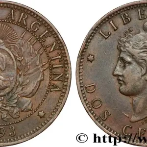 Livraison Express ARGENTINE 2 Centavos 1893 fwo_852361 Monde