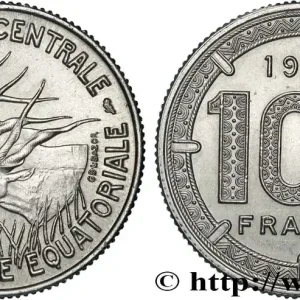 ÉTATS DE L'AFRIQUE ÉQUATORIALE 100 Francs antilopes 1966 Paris fwo_852372 Monde Nouvel Arrivage