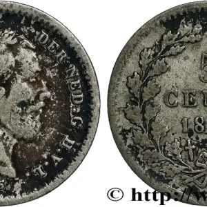 Réduction PAYS-BAS 5 Cents Guillaume III 1850 Utrecht fwo_852388 Monde